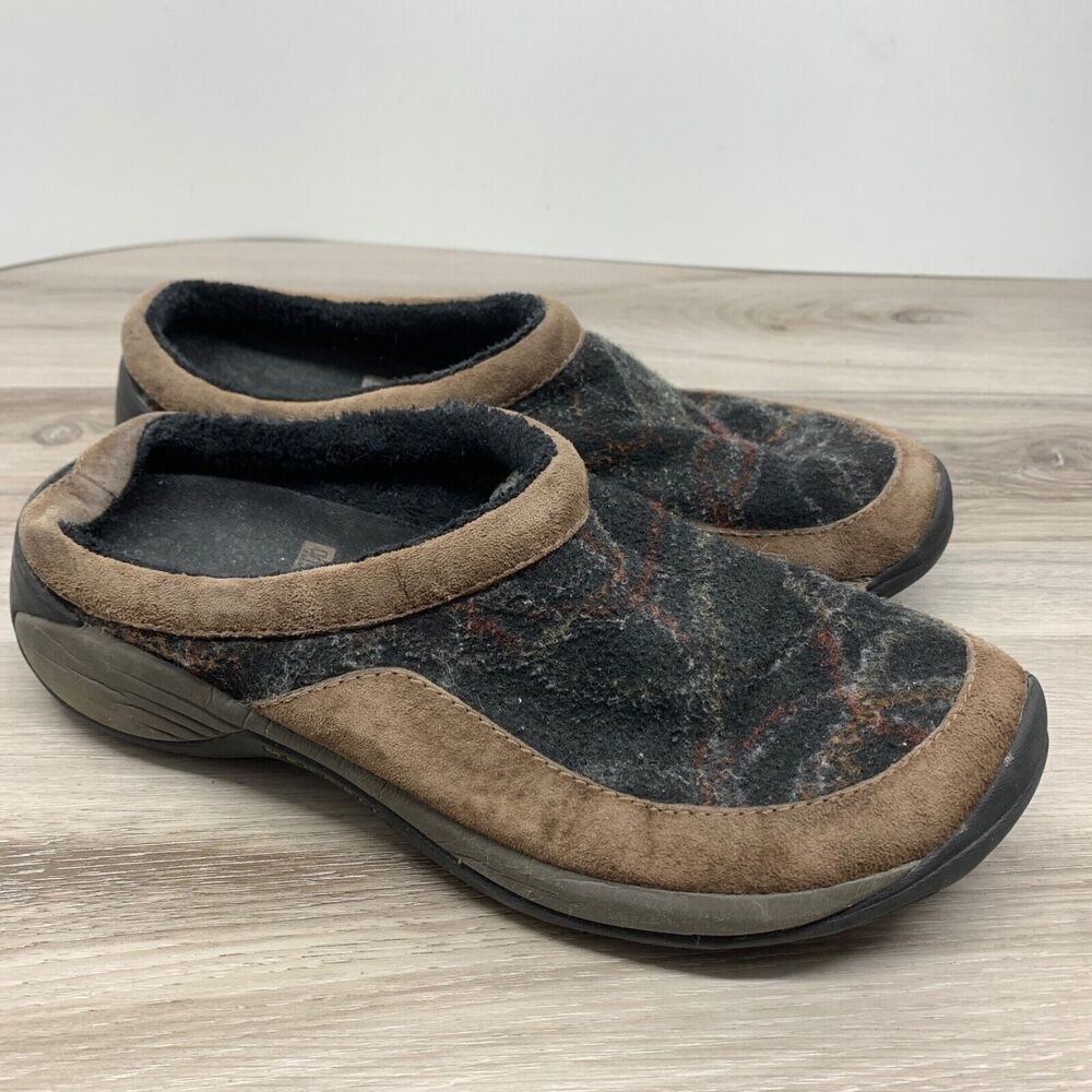Merrell Encore Burst Bracken Mule Shoes Womensโ 9 Brown Suede Casual J55924